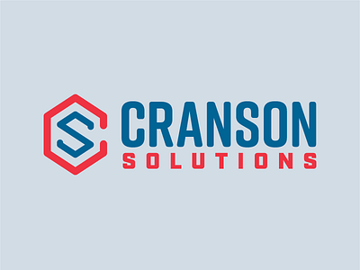 Cranson Solutions unused option branding design lockup logo typography vector