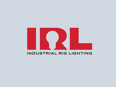 IRL Unused logo #2 branding design lockup logo vector