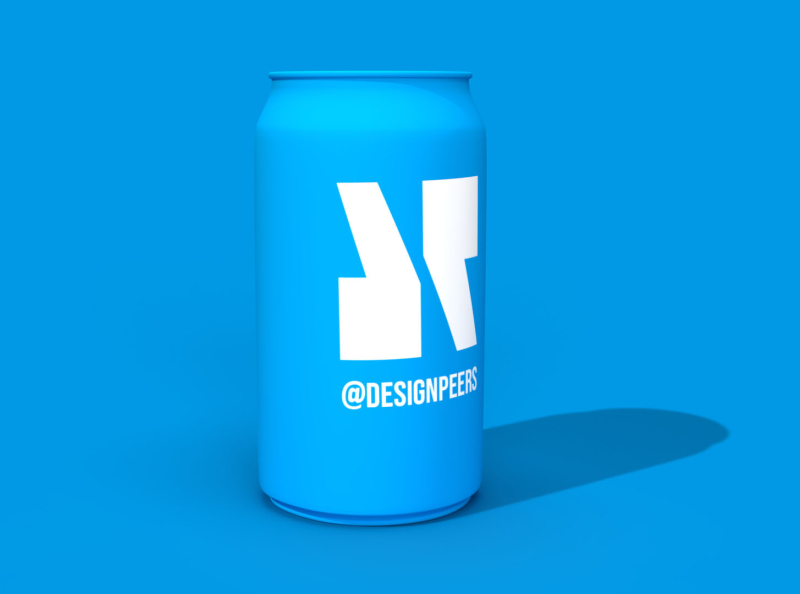 Download Beverage Can Mockup Design By Design Peers By Design Peers On Dribbble PSD Mockup Templates