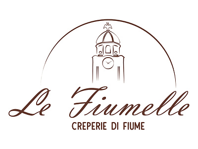 Le Fiumelle logo brand design brand identity branding branding design design graphic graphic design illustration logo logo design