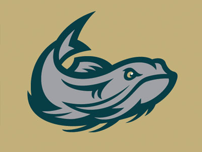 Mississippi Mudcats athletics catfish fish football icon logo sports