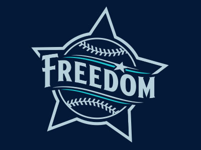 2015 Atl. League ASG Freedom Badge badge baseball branding filigree logo sports star