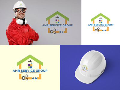 Home Servicing company logo design