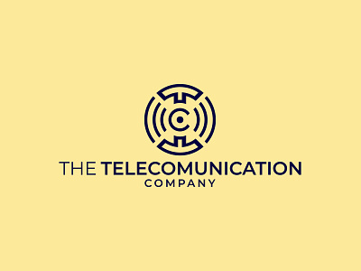 THE TELECOMUNICATION COMPANY brand identity branding design logo logo design logos logotype minimal minimalist minimalist logo vector