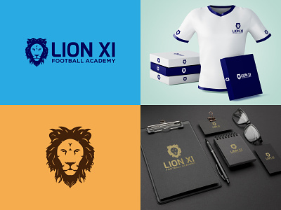 Lion Logo brand identity branding club logo design graphic design illustration lo logo logo design logos logotype minimal minimalist logo sport