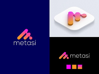 Metasi Tech Logo brand identity branding business logo design graphic design logo logo design logos logotype minimal minimalist logo modern logo professional logo tech logo