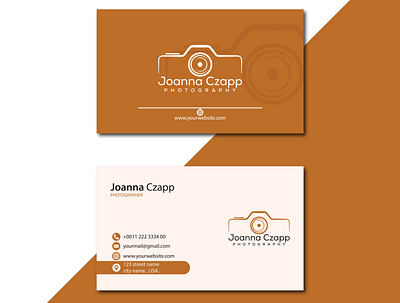 Photography Business Card brand identity branding business card design logo design logos logotype minimalist logo