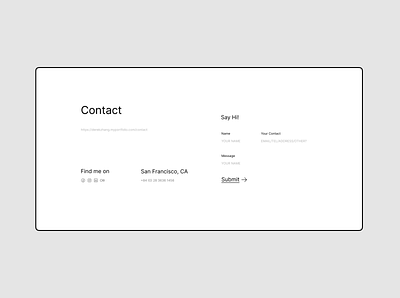 #028 Contact Us app dailyui design flat minimal ui ux