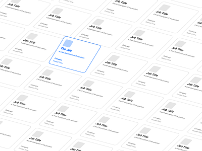 #050 Job Listing dailyui design flat grid ui