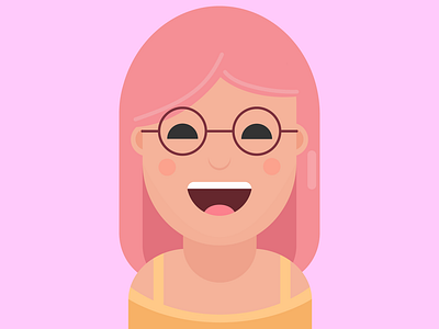 Flat Design Girl