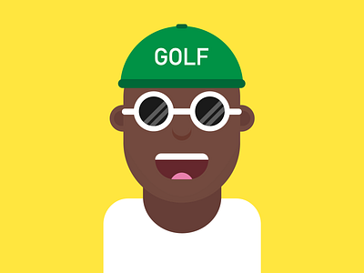 Flat Design Character (Inspired by Tyler, the Creator) character design flat flat illustration flatdesign icon illustration illustrator minimal vector