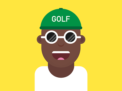 Flat Design Character (Inspired by Tyler, the Creator)