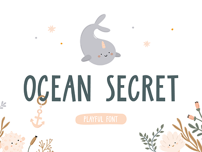 Ocean Secret | Playful font