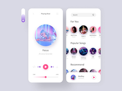 Music Player by Maria on Dribbble