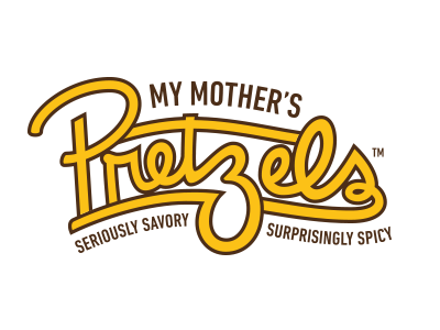 My Mother's Pretzels hand drawn hand lettering lettering logo pretzels snacks type typography