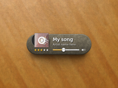 Music Player elements gui music player ui