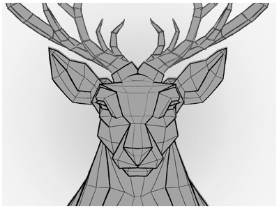 3Deer - UNDER CONSTRUCTION 3d baratheon cerf deer