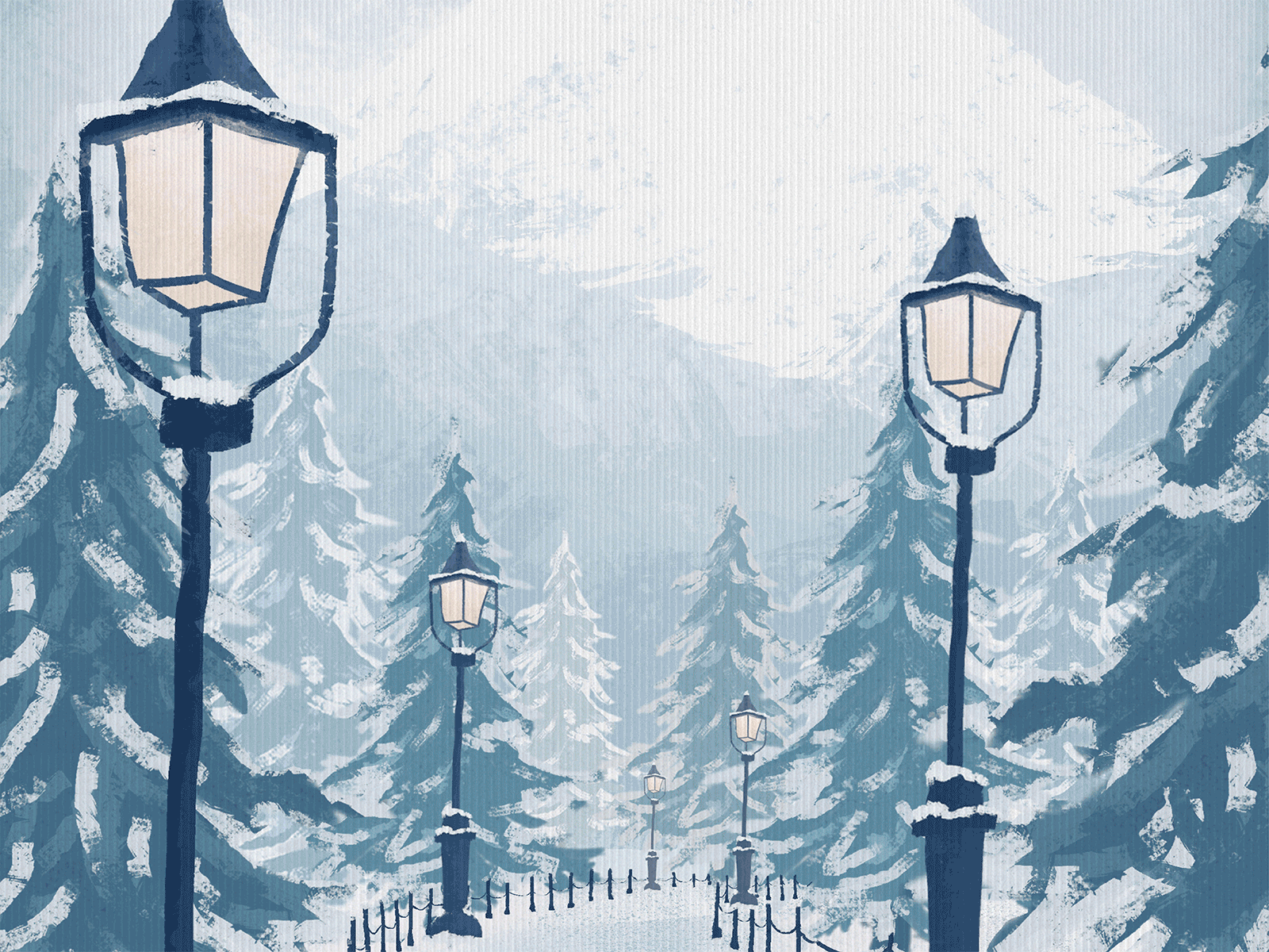 Winter Time - Illustration digital illustration digital painting illustration illustration art winter