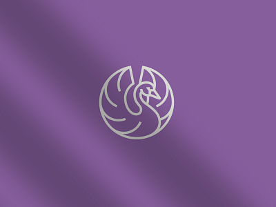 Mariana Bitencourt | Logo attorney icon lawyer logo purple swan vector