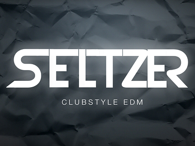 Seltzer Logo edm logo music seltzer