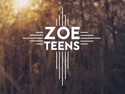 ZOE Teens Logo christian logo youth