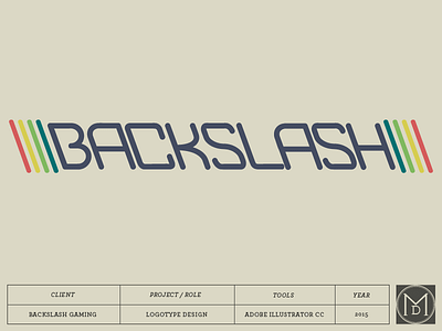 Backslash Gaming backslash gaming logo logotype