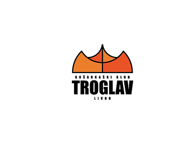 Basketball Logo Troglav basketball design graphic design logo logo design minimal mountain sports