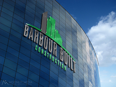 Barbour Built Logo graphic design illustration logo logo design logomark typography