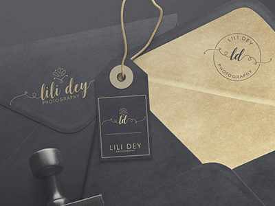 Lili Dey Photography Logo graphic design illustration logo logo design logomark typography