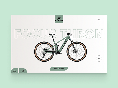 Focus Bike cycle cycles green logo logos ui uidesign web design webdesign website design