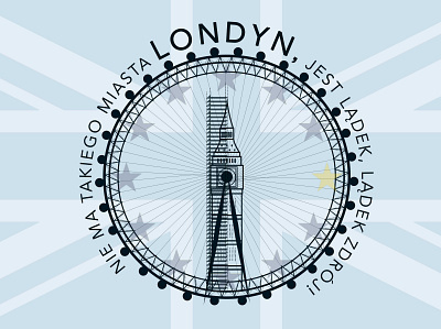 London city branding city illustration design illustration london london eye londyn