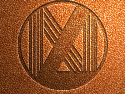 LaNoche Logo in leather