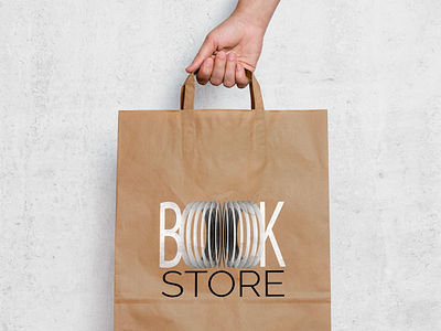 Book Store Logo book branding logo typography