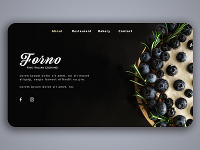 Forno Landing Page