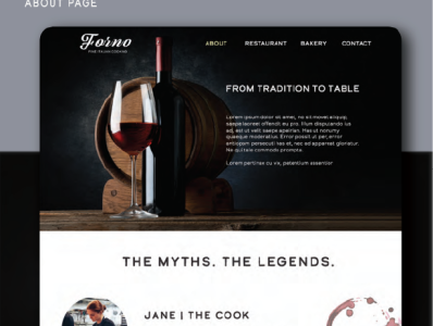 Forno Website Design branding design graphic design logo redesign restaurant restaurant branding restaurant logo restaurant website ui