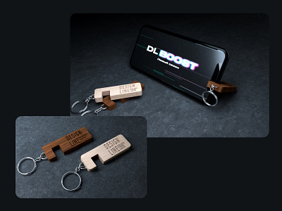 Keychain stand for Design Line