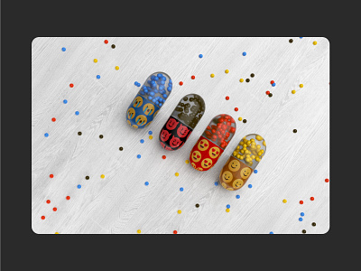 Emotion pills 3d ilustration c4d cinema 4d designline dlgym