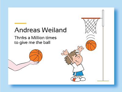 thanking shot for Andreas Weiland debut debuts first invite invited shot thanks