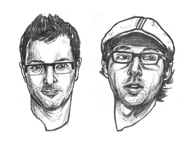 Behance and Massive Health designer founders drawings