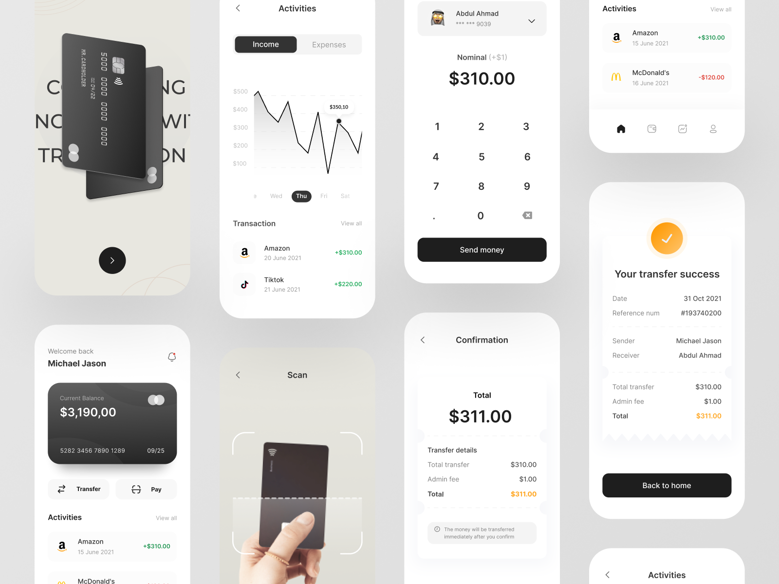 Payfast - Finance App Design by Rafi Rohmat for Odama on Dribbble