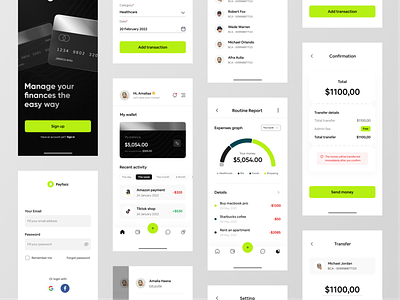 Payfazz ~ Fintech Mobile App 💳 app app design banking app clean finance app financial app fintech ios mobile mobile app mobile ui savings ui ux wallet