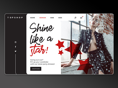 Landing Page #Topshop 003 100daychallenge daily003 dailyui topshop uidesign userexperience userinterface uxdesign webdesign