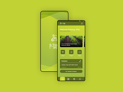 P-Tani agricultural agriculture app design indonesia p tani