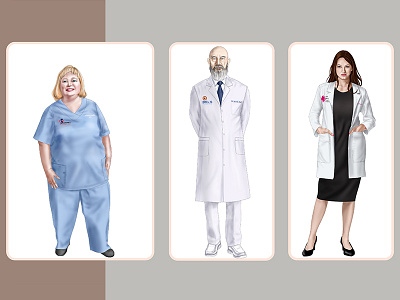 Hospital Staff Illustration