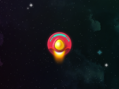 UFO app galaxy game ios iphone outer space space spaceship stars ufo ui