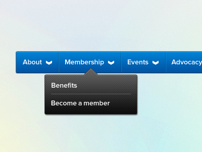 Dropdown dropdown menu nav texture