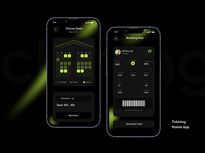 Mobile App: Ticketing aireplane airplane tickets app app design boarding booking creative flight flight booking app mobile app online ticket plane app schedule startup ticket ticket application ticketing travel ui ux