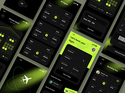 Flight Booking - Mobile App ✈️ [assengers airrplane tickets app app design best boarding creative designer flight flight booking flight booking mobaile appp junaki online ticket startup tansportation ticket ticket aoolication ticketing travel trip