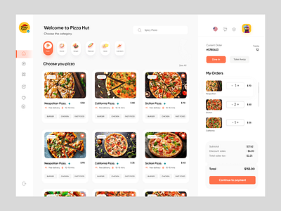 Restaurant Ordering Dashboard app dashboard design designer food food dashboard food delivery food web foof plan hotel junaki management minimal ordering pizza resturents service ui ux webapp