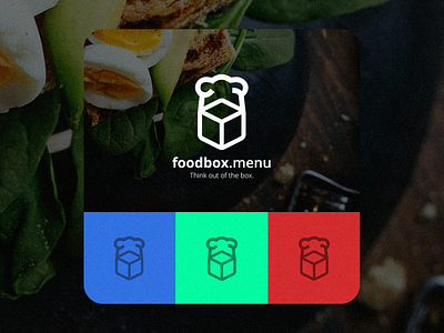 foodbox.menu Logo banner illustration magazine cover
